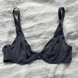 NEW CUUP Mesh Plunge Bra in Slate 38C